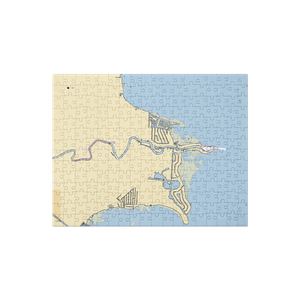 Blue Water Marine (New Baltimore, MI) NOAA Chart Jigsaw Puzzle