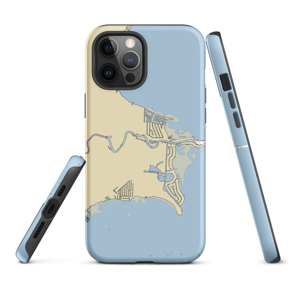 Sundog Marina Inc (Harrison Township, MI) NOAA Chart  Tough iPhone Case iPhone 12 Pro Max model shown