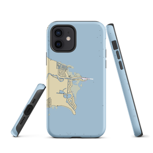 Roy's Boat Harbor (Harrison Township, MI) NOAA Chart  Tough iPhone Case