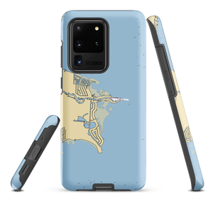 Lands End Marina (Harrison Township, MI) NOAA Chart Samsung Phone Case