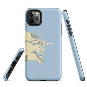 Lands End Marina (Harrison Township, MI) NOAA Chart  Tough iPhone Case