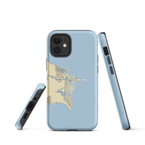 Lands End Marina (Harrison Township, MI) NOAA Chart  Tough iPhone Case