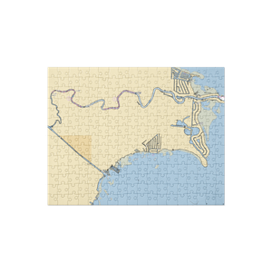 Seawatch Condominium & Marina-Private (Harrison Township, MI) NOAA Chart Jigsaw Puzzle