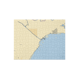 Beacon Cove Marina (Harrison Township, MI) NOAA Chart Jigsaw Puzzle