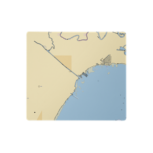 Beacon Cove Marina (Harrison Township, MI) NOAA Chart  Gaming Mouse Pad