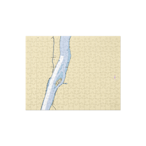 Marine City Marina (Marine City, MI) NOAA Chart Jigsaw Puzzle