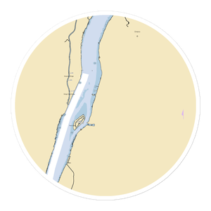 Marine City Marina (Marine City, MI) NOAA Chart Sticker