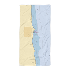 Lexington State Harbor (Croswell, MI) NOAA Chart Towel
