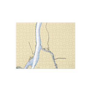 Ecarte Marine (Marine City, MI) NOAA Chart Jigsaw Puzzle