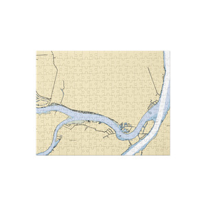 Mackie Boat Works (Algonac, MI) NOAA Chart Jigsaw Puzzle