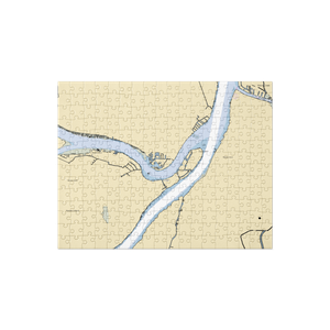 Algonac Harbour Club (Algonac, MI) NOAA Chart Jigsaw Puzzle