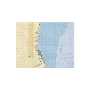 Ken's Gas Dock (Saint Clair Shores, MI) NOAA Chart Jigsaw Puzzle