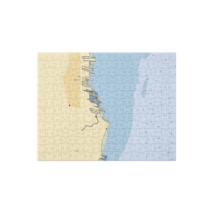 Dock Box Gas & More (Saint Clair Shores, MI) NOAA Chart Jigsaw Puzzle