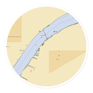 Cove Marina (River Rouge, MI) NOAA Chart Sticker