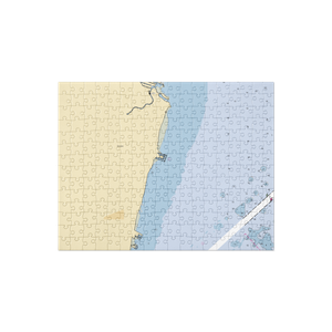 Grosse Pointe Yacht Club (Saint Clair Shores, MI) NOAA Chart Jigsaw Puzzle