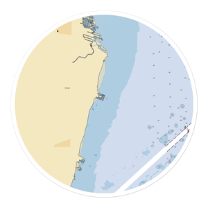 Grosse Pointe Yacht Club (Saint Clair Shores, MI) NOAA Chart Sticker