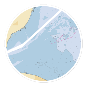 Detroit River Sports (Eastpointe, MI) NOAA Chart Sticker