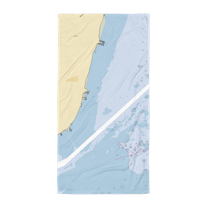 Grosse Pointe Farms Pier Park (Saint Clair Shores, MI) NOAA Chart Towel