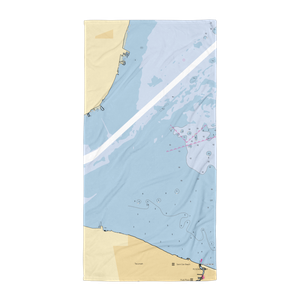 Riverside Boat Ramp & Marina (Eastpointe, MI) NOAA Chart Towel