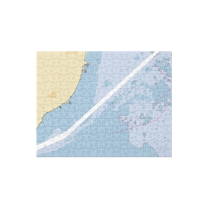 Grosse Pointe Club (Saint Clair Shores, MI) NOAA Chart Jigsaw Puzzle