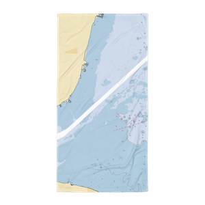 Grosse Pointe Club (Saint Clair Shores, MI) NOAA Chart Towel