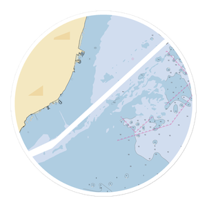 Grosse Pointe Club (Saint Clair Shores, MI) NOAA Chart Sticker