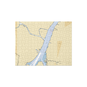 Great Lake Steel Boat Club (River Rouge, MI) NOAA Chart Jigsaw Puzzle