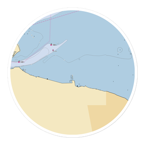Lakeview Park Marina (Eastpointe, MI) NOAA Chart Sticker