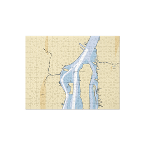 Quality Marine (Belleville, MI) NOAA Chart Jigsaw Puzzle