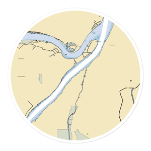 Chematogan Camp (Harsens Island, MI) NOAA Chart Sticker