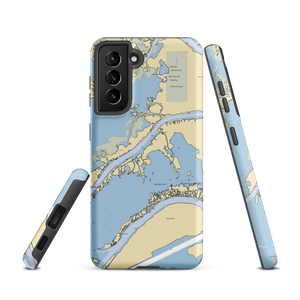 Middle Channel Marina (Harsens Island, MI) NOAA Chart Samsung Phone Case