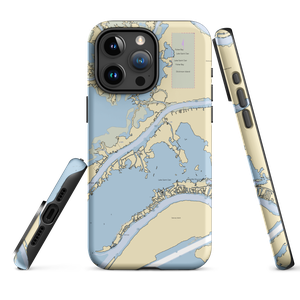 Middle Channel Marina (Harsens Island, MI) NOAA Chart  Tough iPhone Case