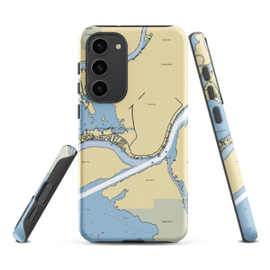 Schneider Marine Service (Harsens Island, MI) NOAA Chart Samsung Phone Case