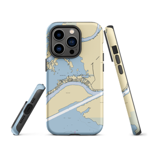 South Channel Yacht Club (Harsens Island, MI) NOAA Chart  Tough iPhone Case