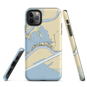 South Channel Yacht Club (Harsens Island, MI) NOAA Chart  Tough iPhone Case