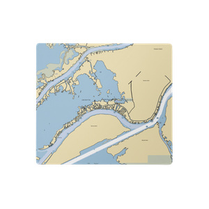 Tashmoo Marina South (Harsens Island, MI) NOAA Chart  Gaming Mouse Pad