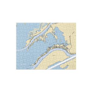 Walkers Landing (Harsens Island, MI) NOAA Chart Jigsaw Puzzle