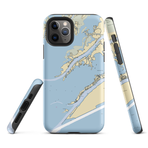 Clinton River Boat Club (Harsens Island, MI) NOAA Chart  Tough iPhone Case