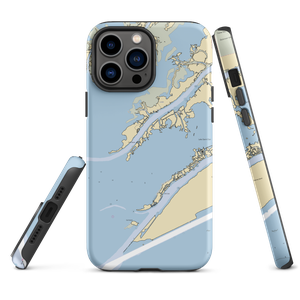 Clinton River Boat Club (Harsens Island, MI) NOAA Chart  Tough iPhone Case