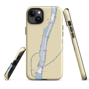 Trenton Riverside Marina Inc (Grosse Ile, MI) NOAA Chart  Tough iPhone Case