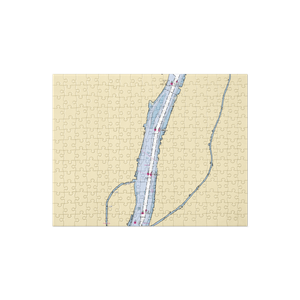 Trenton Riverside Marina Inc (Grosse Ile, MI) NOAA Chart Jigsaw Puzzle