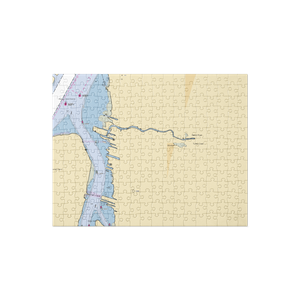 Bingo Bay Marina (River Rouge, MI) NOAA Chart Jigsaw Puzzle