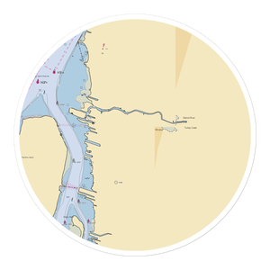 Bingo Bay Marina (River Rouge, MI) NOAA Chart Sticker