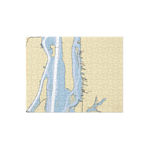 Riverfront Harbour (Belleville, MI) NOAA Chart Jigsaw Puzzle