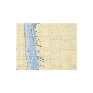 St. Clair Marine (Ecorse, MI) NOAA Chart Jigsaw Puzzle