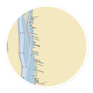 St. Clair Marine (Ecorse, MI) NOAA Chart Sticker