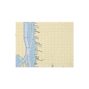 Boat Doctor's River Run Marina (Belleville, MI) NOAA Chart Jigsaw Puzzle