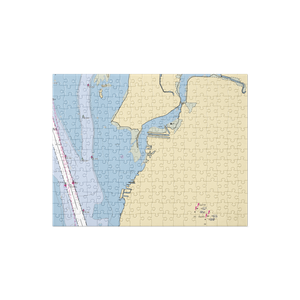 K Walter Ranta Marina (Grosse Ile, MI) NOAA Chart Jigsaw Puzzle