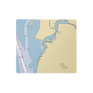 K Walter Ranta Marina (Grosse Ile, MI) NOAA Chart  Gaming Mouse Pad