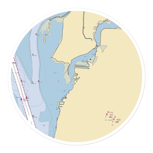 K Walter Ranta Marina (Grosse Ile, MI) NOAA Chart Sticker